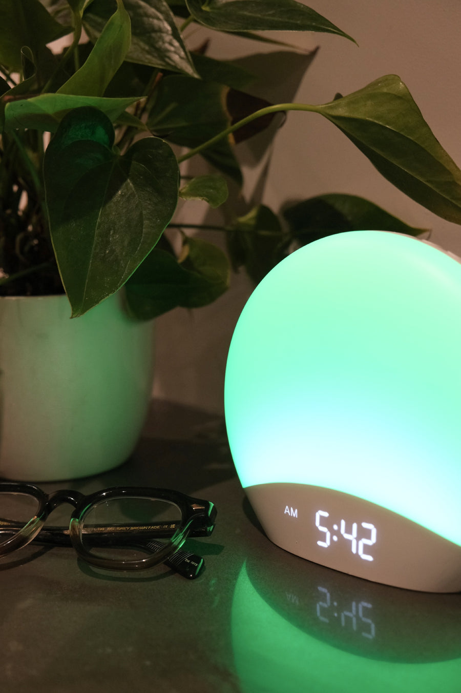 The Sunni Light in a calm bedroom